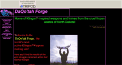 Desktop Screenshot of daqotahforge.tripod.com