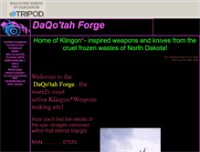 Tablet Screenshot of daqotahforge.tripod.com