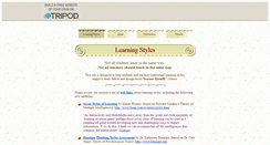 Desktop Screenshot of learningstyles.tripod.com