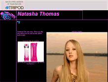 Tablet Screenshot of natasha-thomas.tripod.com