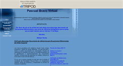 Desktop Screenshot of pascualbravo.tripod.com