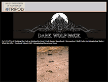 Tablet Screenshot of darkwolfclandwc.tripod.com