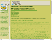 Tablet Screenshot of lostlimb.tripod.com