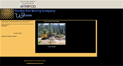 Desktop Screenshot of golden-girl-mining.tripod.com