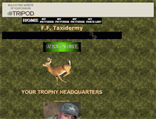 Tablet Screenshot of fftaxidermy.tripod.com