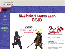 Tablet Screenshot of bujinkanmexico.tripod.com