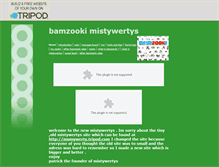 Tablet Screenshot of mistywertys.tripod.com