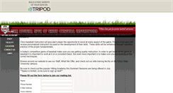 Desktop Screenshot of chicobaseballinstruction.tripod.com