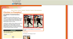 Desktop Screenshot of chretienorpumpkin.tripod.com