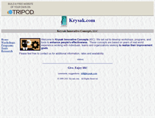 Tablet Screenshot of bjkrysak1.tripod.com