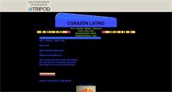 Desktop Screenshot of corazon-latino.tripod.com