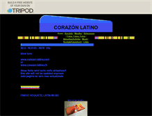 Tablet Screenshot of corazon-latino.tripod.com