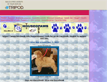 Tablet Screenshot of houseopaws.tripod.com