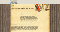 Desktop Screenshot of desmoineshvac.tripod.com