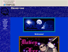 Tablet Screenshot of davey-lee.tripod.com