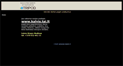 Desktop Screenshot of kalvyste.tripod.com
