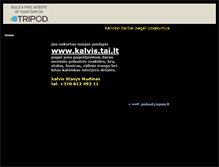 Tablet Screenshot of kalvyste.tripod.com