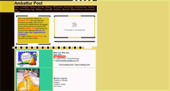 Desktop Screenshot of ambatturpost.tripod.com