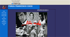 Desktop Screenshot of forzafrancescococo.tripod.com