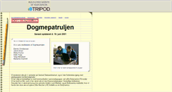 Desktop Screenshot of dogmepatruljen.tripod.com