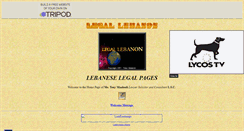 Desktop Screenshot of leblaw.tripod.com