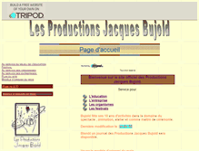 Tablet Screenshot of bujold-j.tripod.com