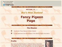 Tablet Screenshot of pigeonz.tripod.com