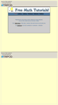 Mobile Screenshot of freemathtutorials.tripod.com