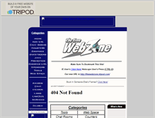 Tablet Screenshot of freewebzone.tripod.com