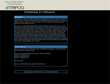 Tablet Screenshot of chatshackirc.tripod.com