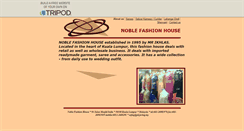 Desktop Screenshot of noblefashion.tripod.com