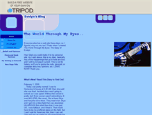 Tablet Screenshot of evelyns-blog.tripod.com