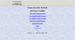 Desktop Screenshot of bkendall.tripod.com