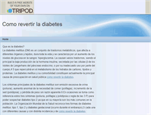 Tablet Screenshot of comorevertirladiabetes.tripod.com