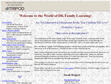 Tablet Screenshot of dkfamily.tripod.com