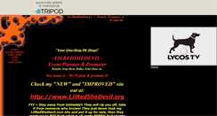 Desktop Screenshot of lilredshedevil.tripod.com