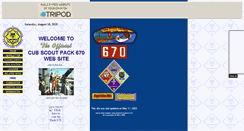 Desktop Screenshot of pack670.tripod.com
