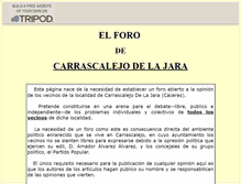 Tablet Screenshot of carrascalejo.tripod.com