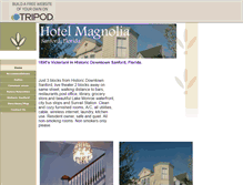 Tablet Screenshot of hotelmagnolia.tripod.com
