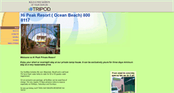 Desktop Screenshot of hipeakresort.tripod.com
