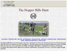 Tablet Screenshot of hopperhillshunt.tripod.com