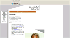 Desktop Screenshot of errolsitahal.tripod.com