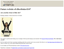 Tablet Screenshot of elbertbaker1147.tripod.com