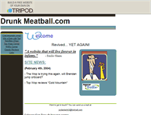 Tablet Screenshot of drunkmeatball.tripod.com