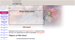 Desktop Screenshot of filipinosgone2ellis-island.tripod.com
