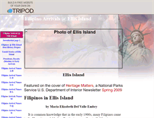 Tablet Screenshot of filipinosgone2ellis-island.tripod.com