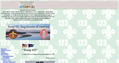 Desktop Screenshot of bsa-troop123.tripod.com