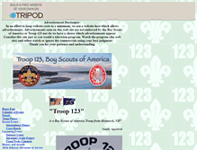 Tablet Screenshot of bsa-troop123.tripod.com