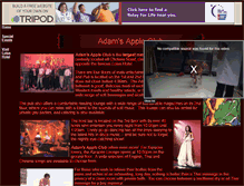 Tablet Screenshot of adamsappleclub.tripod.com