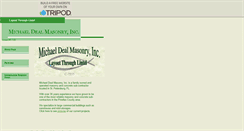 Desktop Screenshot of mdmasonry.tripod.com